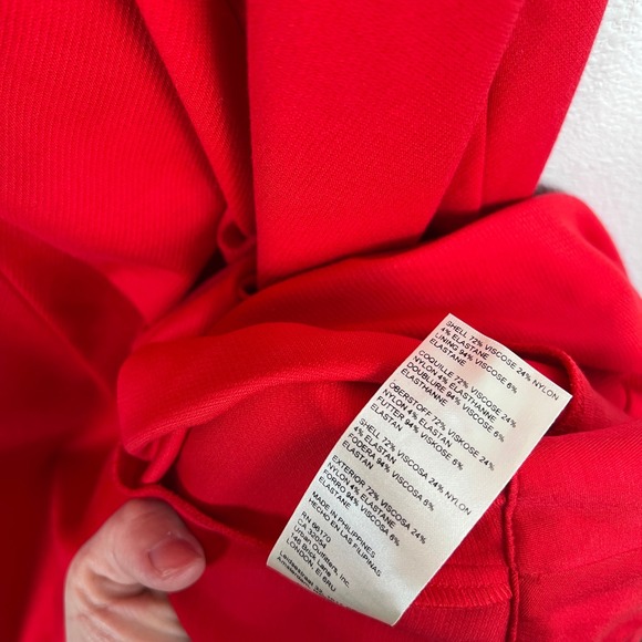 Anthropologie Maeve Women's Halter Midi Dress Red Sz XL - Picture 8 of 10